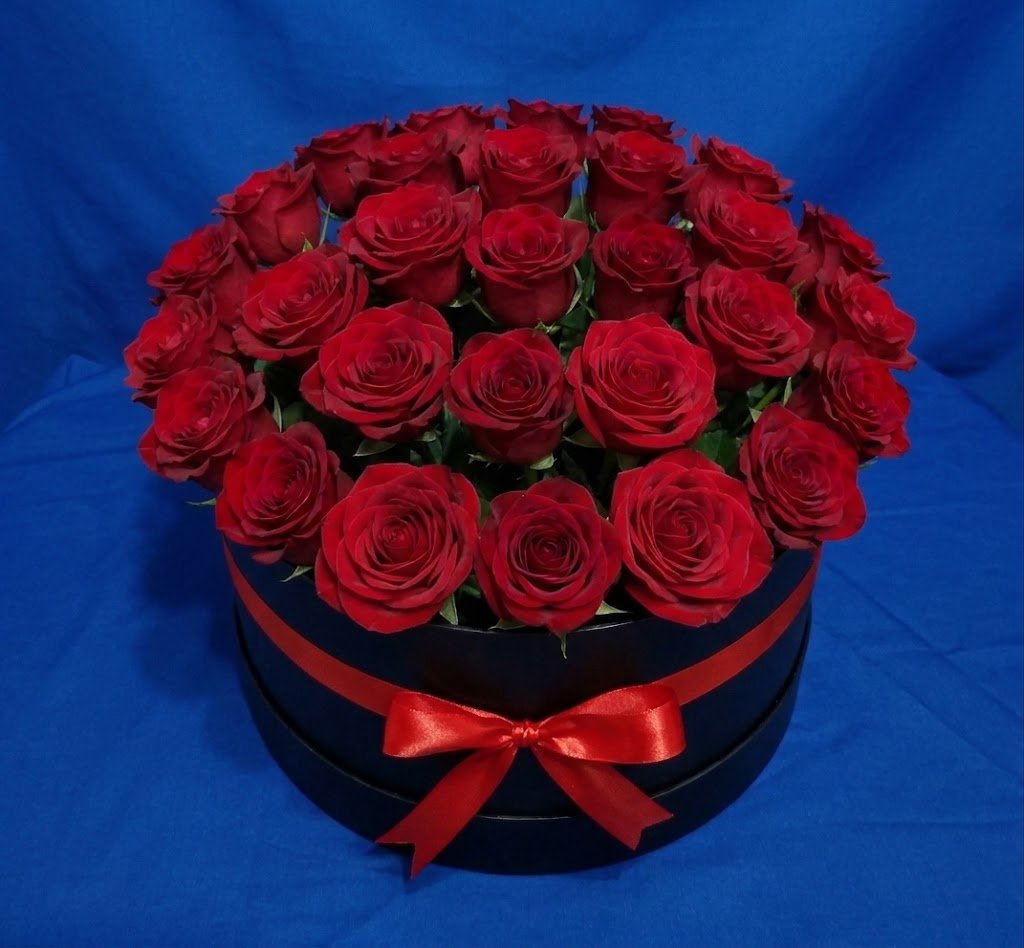 Caja de rosas